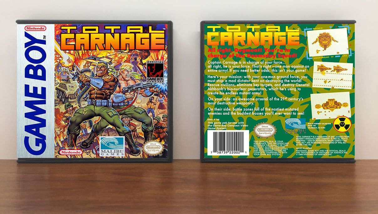 Total Carnage, Artwork Spine Color: Chrome