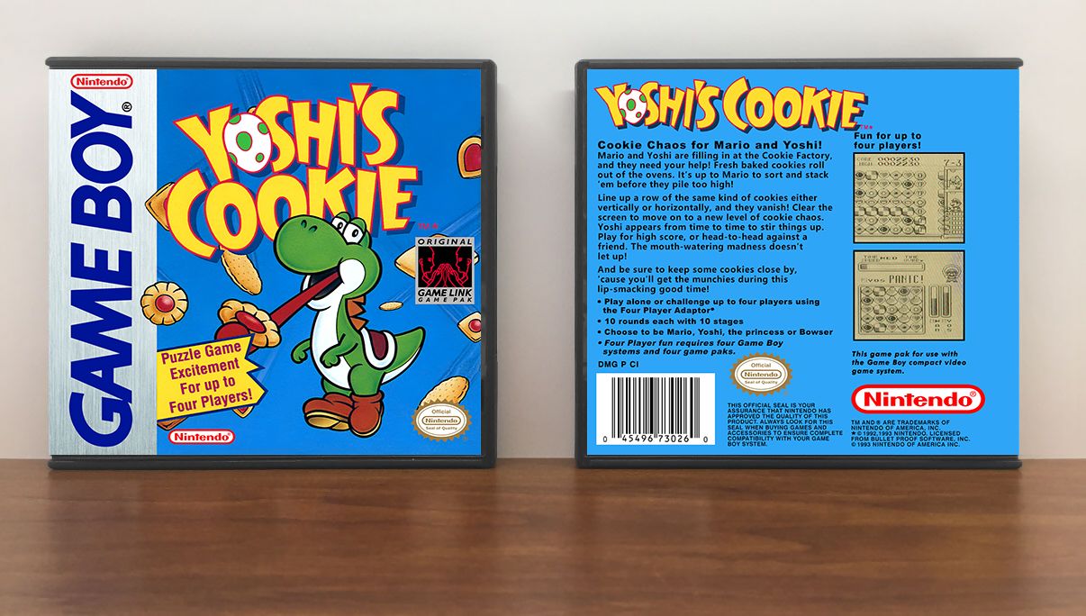Yoshi&#39;s Cookie, Artwork Spine Color: Chrome