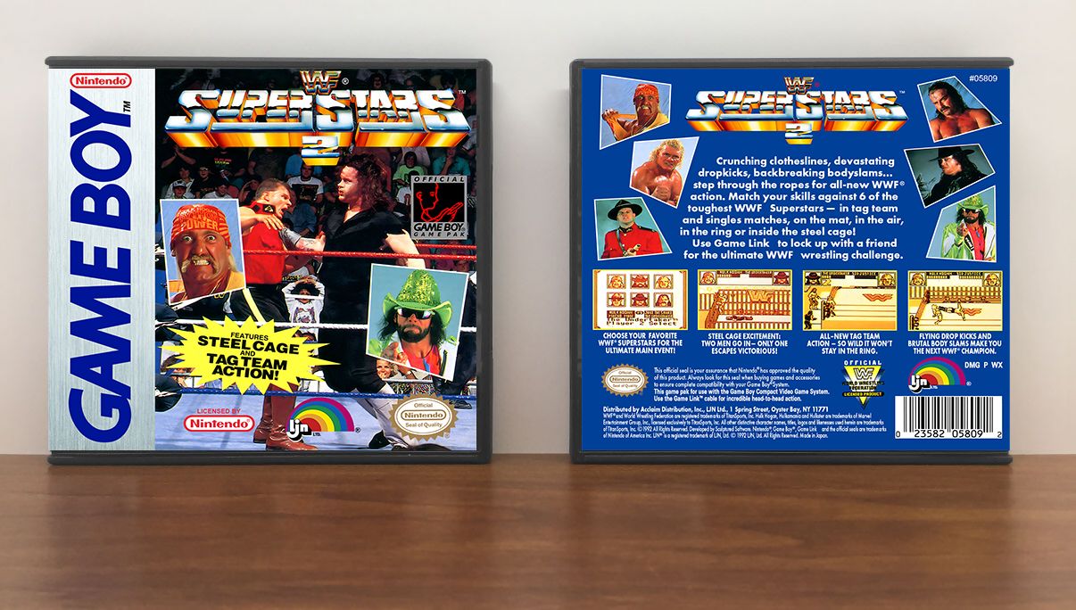 WWF Superstars 2, Artwork Spine Color: Chrome