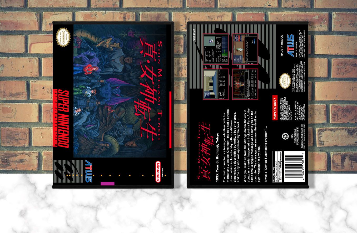 Shin Megami Tensei (English), Case Color: DARK GREY (OEM DS CASE COLOR)