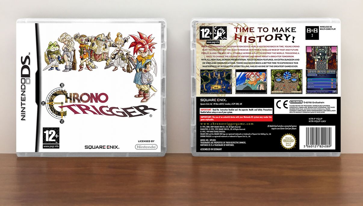 Chrono Trigger (EU), Case Color: CLEAR (OEM DS CASE COLOR)