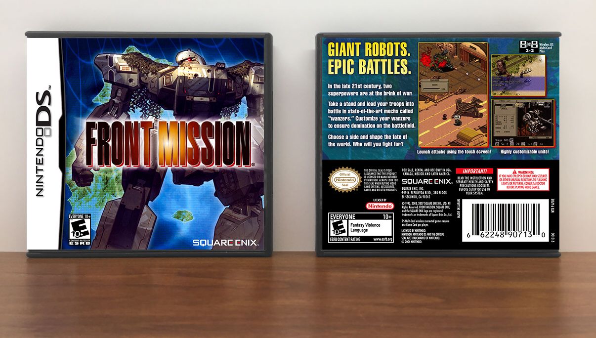 Front Mission, Case Color: DARK GREY (OEM DS CASE COLOR)