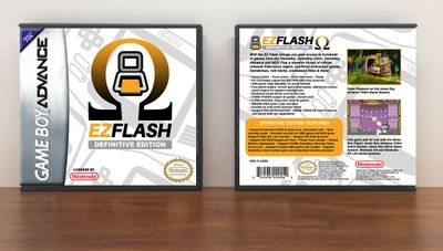 EZ Flash Omega Definitive Edition, Case Color: DARK GREY (OEM DS CASE COLOR), Artwork Spine Color: Chrome