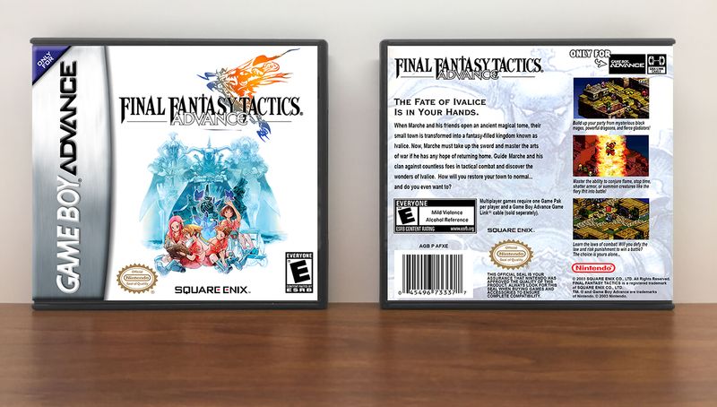 Final Fantasy Tactics Advance, Artwork Spine Color: Chrome