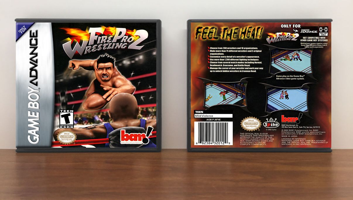 Fire Pro Wrestling 2, Artwork Spine Color: Chrome