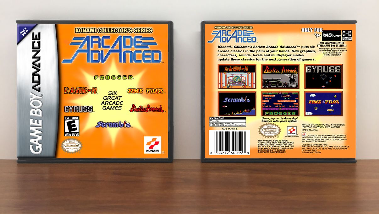 Konami Collector&#39;s Series: Arcade Advanced, Artwork Spine Color: Chrome