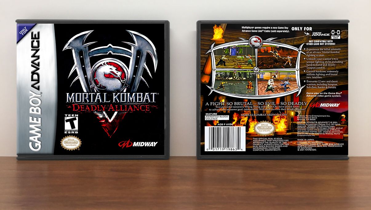 Mortal Kombat: Deadly Alliance, Artwork Spine Color: Chrome