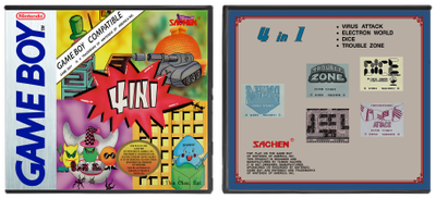 Sachen 002 - Super 4 in 1 -- Virus Attack - Electron World - Dice - Trouble Zone