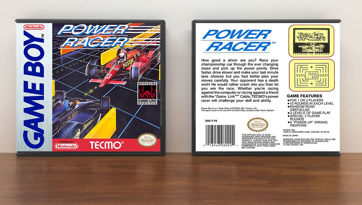 Power Racer, Artwork Spine Color: Chrome
