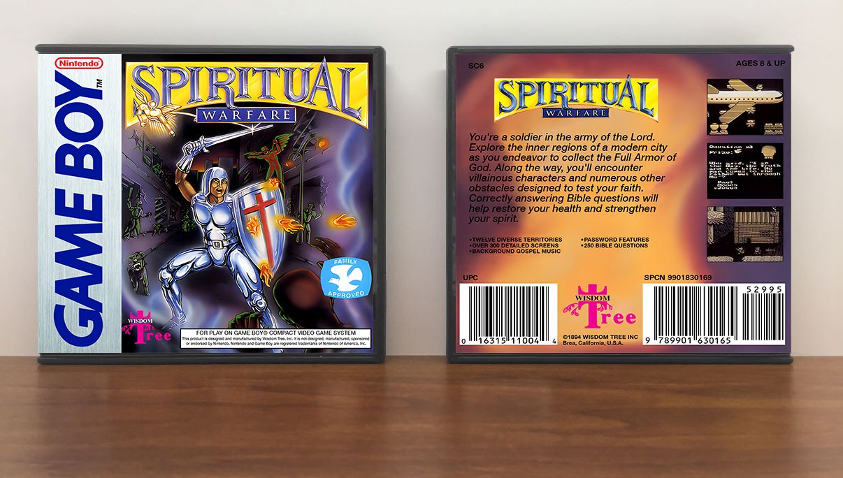 Spiritual Warfare, Artwork Spine Color: Chrome