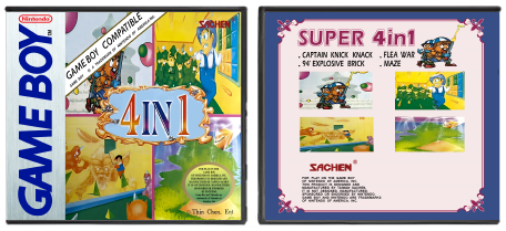 Sachen 008 - Super 4 in 1 -- Captain Knick Knack - Flea War - 94&#39; Explosive Brick - Maze