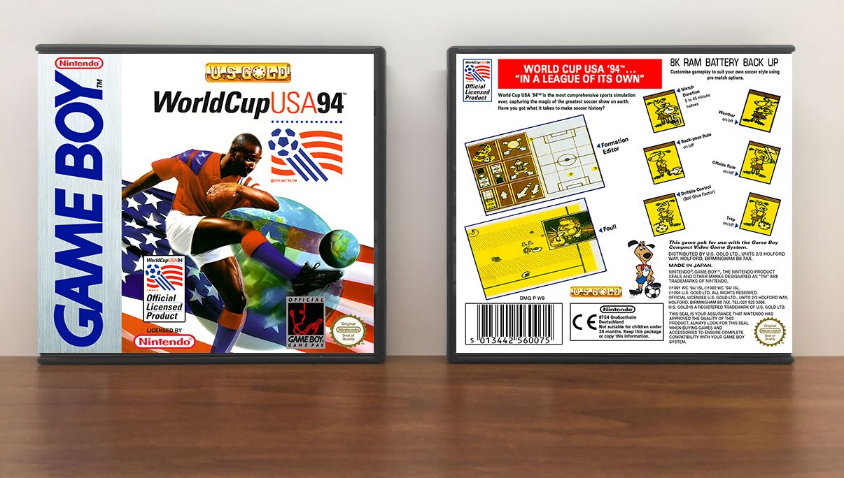 World Cup USA '94 (PAL), Artwork Spine Color: Chrome