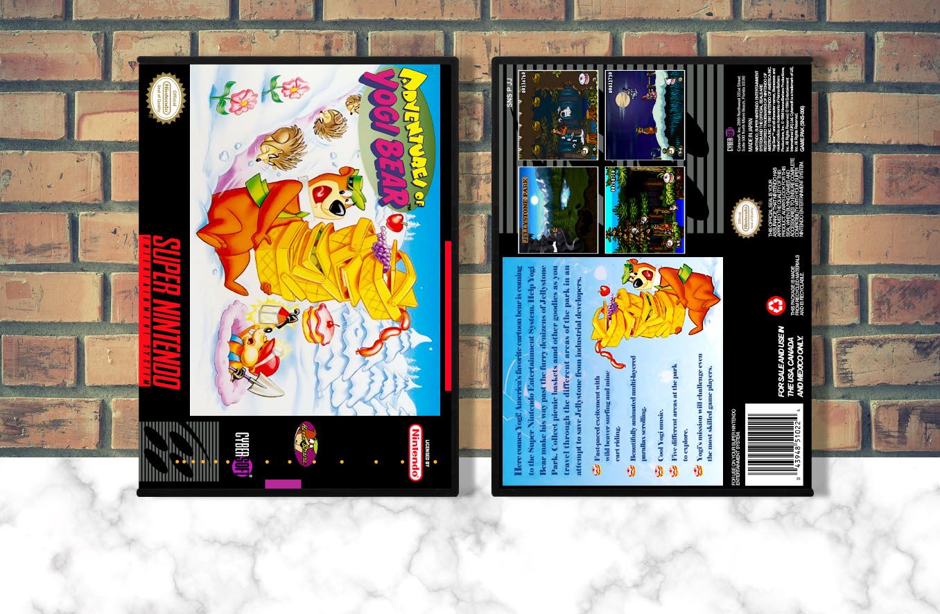 Adventures of Yogi Bear, Case Color: DARK GREY (OEM DS CASE COLOR)