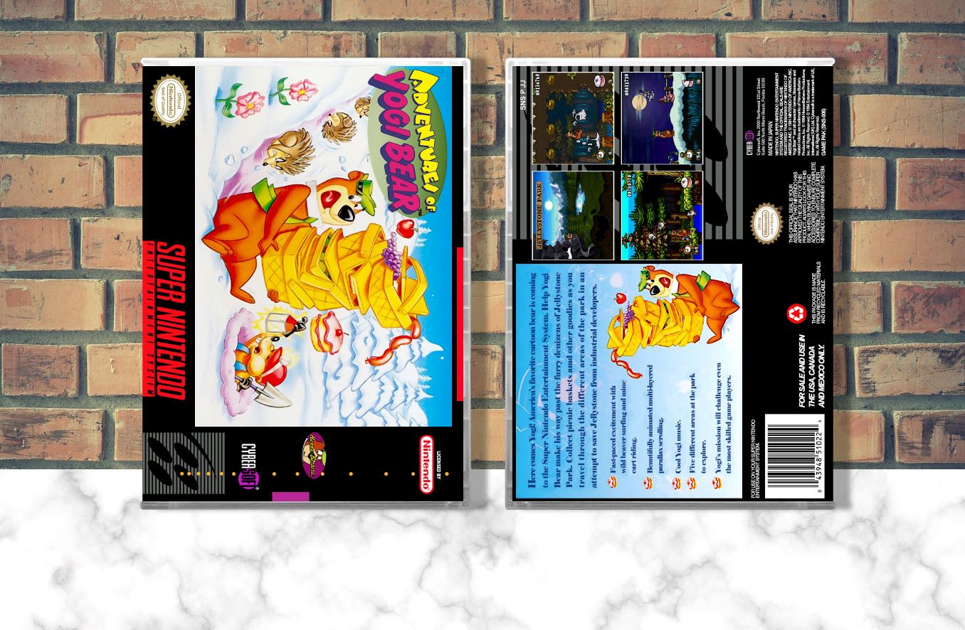 Adventures of Yogi Bear, Case Color: CLEAR (Transparent)