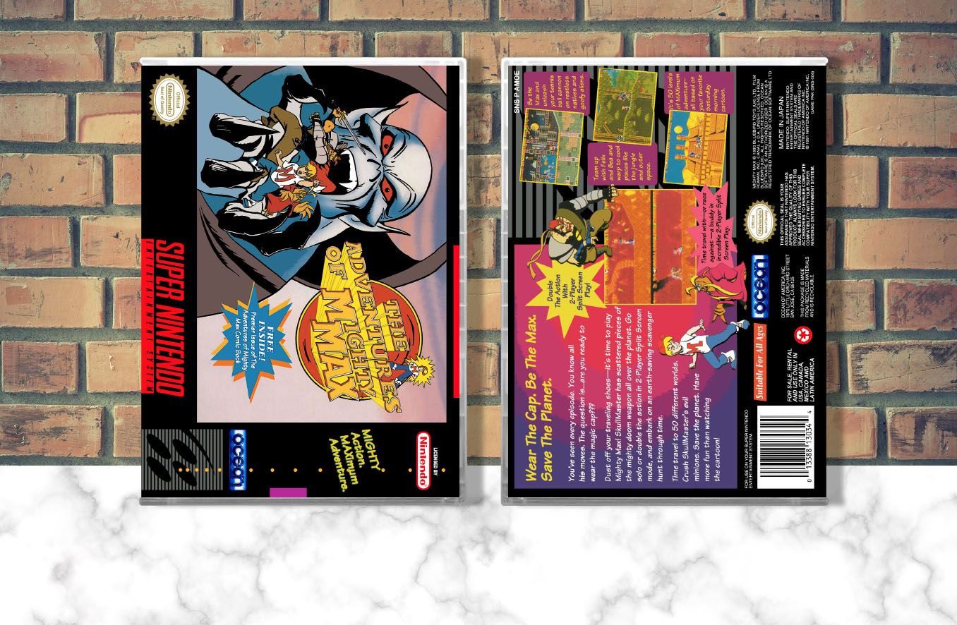 Adventures of Mighty Max, The, Case Color: CLEAR (Transparent)