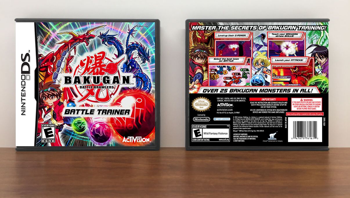 Bakugan Battle Brawlers: Battle Trainer, Case Color: DARK GREY (OEM DS CASE COLOR)