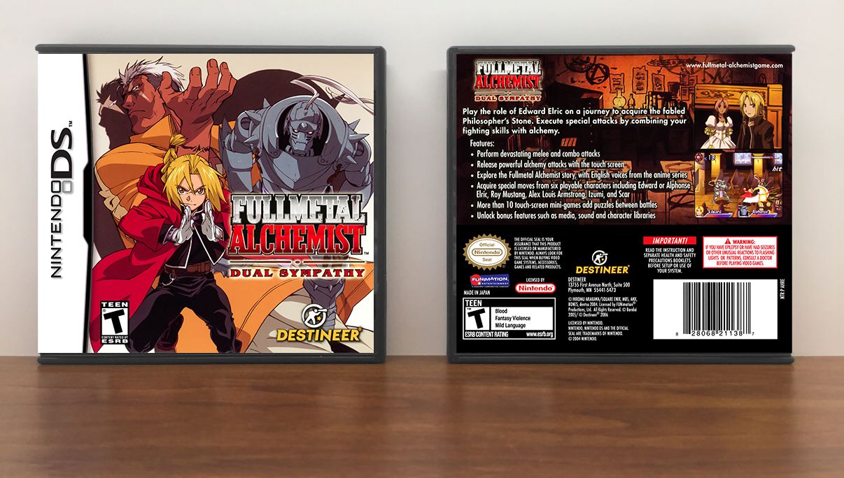 Fullmetal Alchemist: Dual Sympathy, Case Color: DARK GREY (OEM DS CASE COLOR)