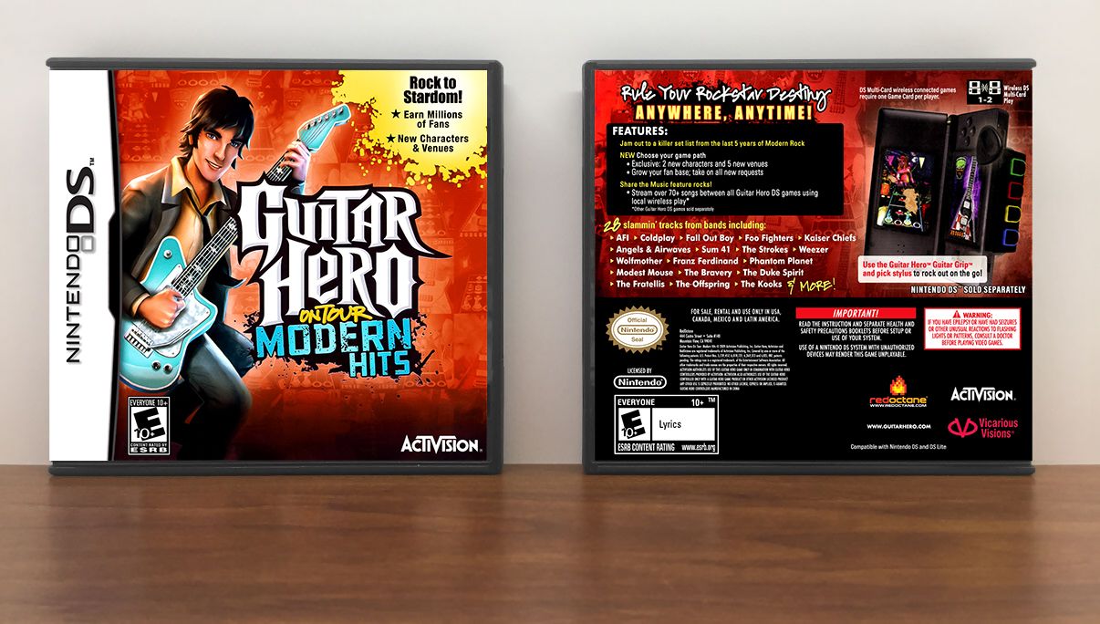 Guitar Hero: On Tour Modern Hits, Case Color: DARK GREY (OEM DS CASE COLOR)