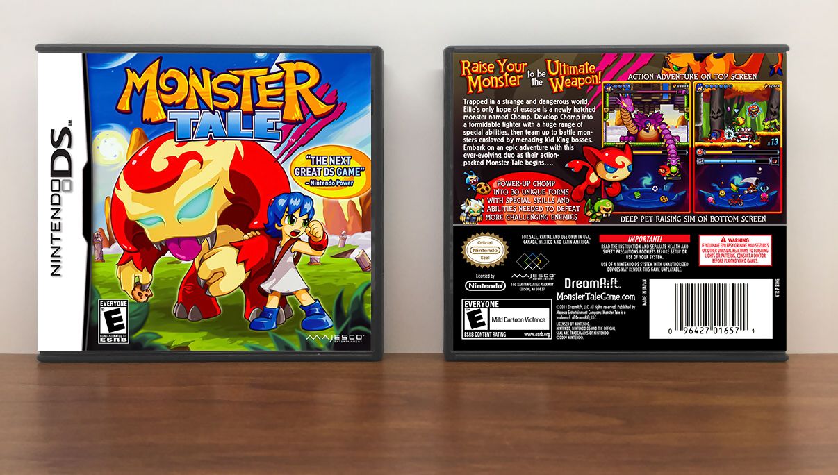 Monster Tale, Case Color: DARK GREY (OEM DS CASE COLOR)