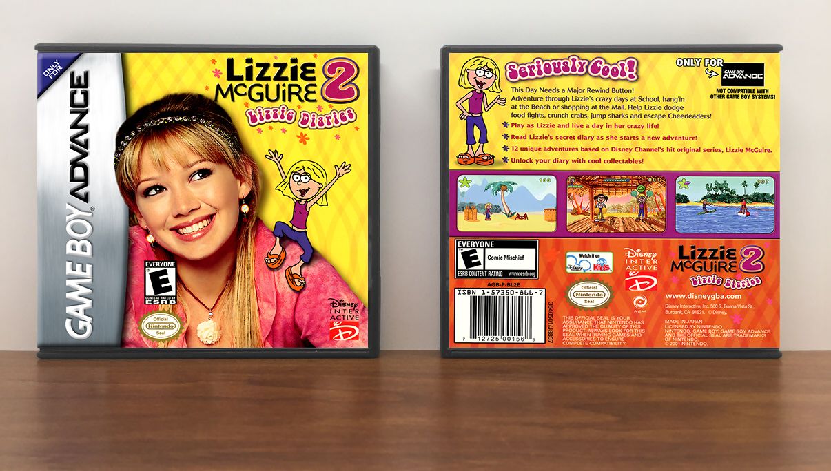 Lizzie McGuire 2: Lizzie Diaries, Artwork Spine Color: Chrome