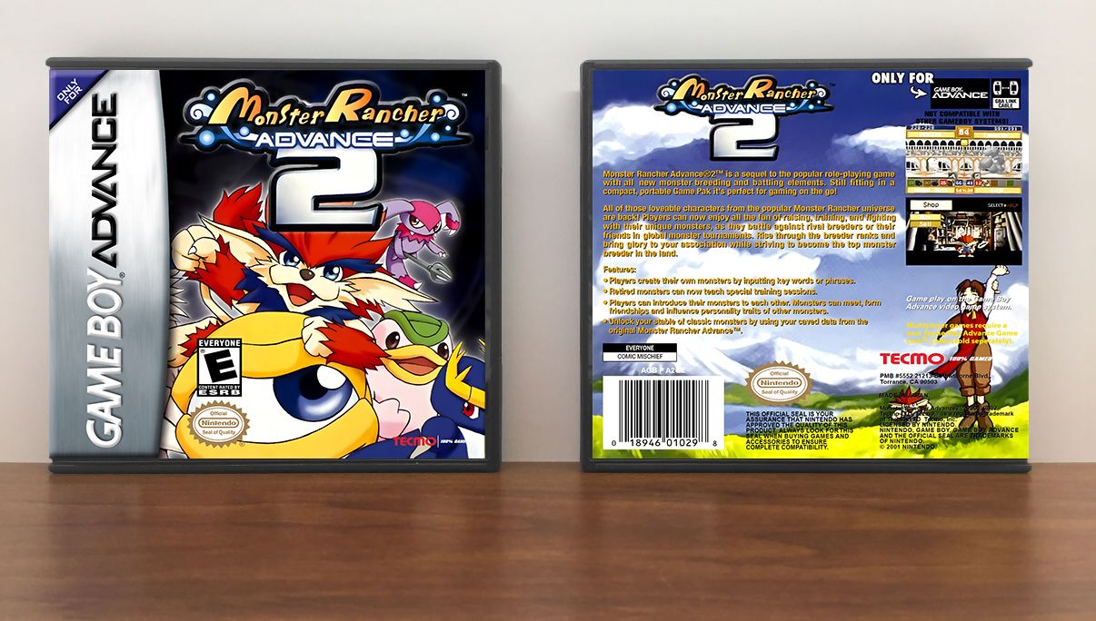 Monster Rancher Advance 2, Artwork Spine Color: Chrome
