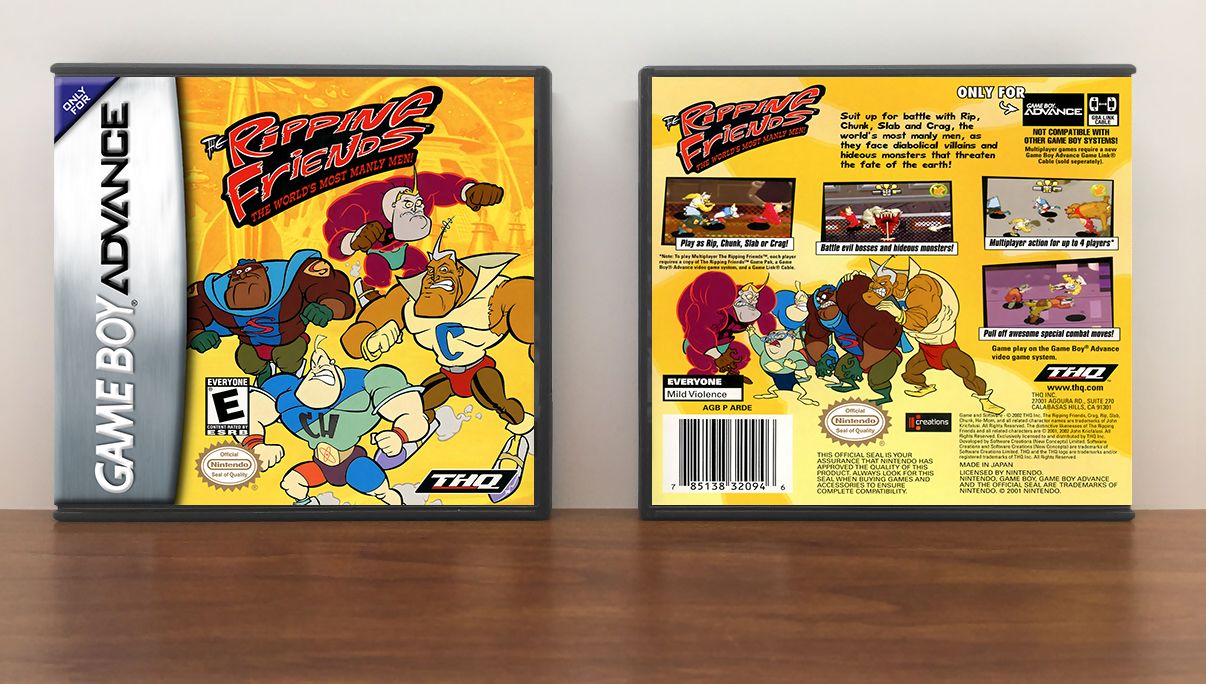 The Ripping Friends: The Worlds Most Manly Men, Artwork Spine Color: Chrome