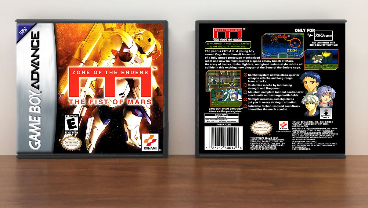 Zone of the Enders: The Fist of Mars, Artwork Spine Color: Chrome