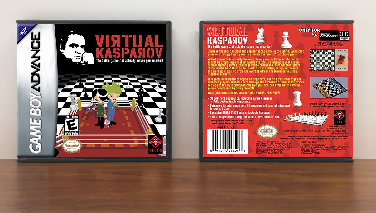 Virtual Kasparov, Artwork Spine Color: Chrome