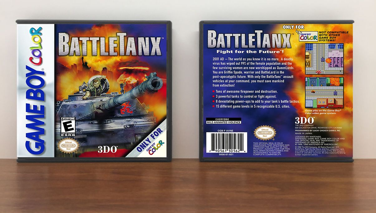 Battletanx, Artwork Spine Color: Chrome