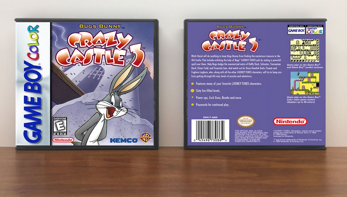 Bugs Bunny Crazy Castle 3, Artwork Spine Color: Chrome