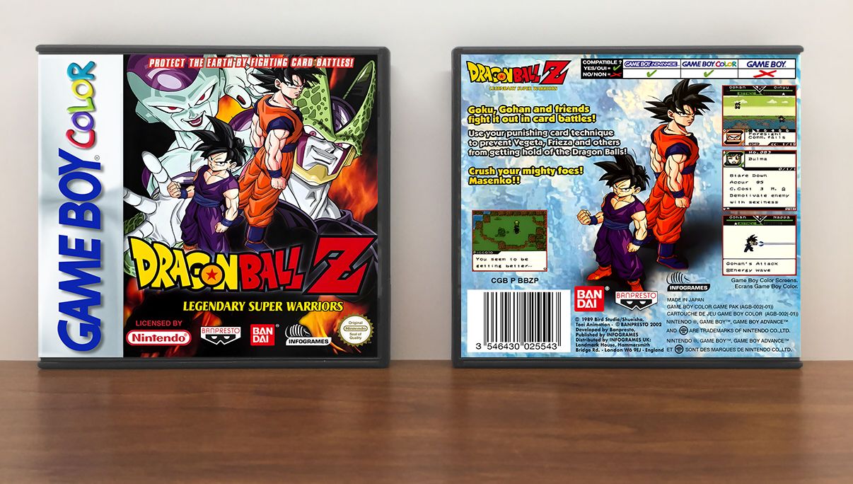 Dragon Ball Z: Legendary Super Warriors (PAL), Artwork Spine Color: Chrome