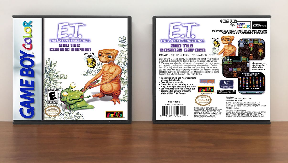 E.T. The Extra-Terrestrial and the Cosmic Garden, Artwork Spine Color: Chrome