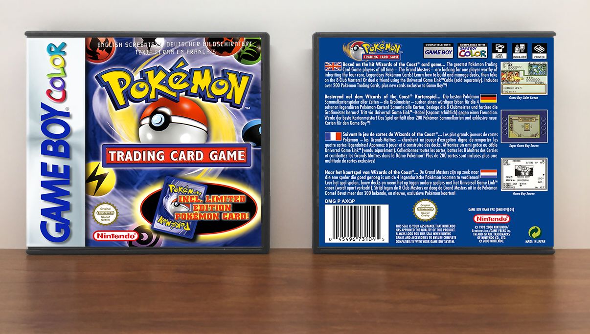 Pokemon Trading Card Game (PAL), Artwork Spine Color: Chrome