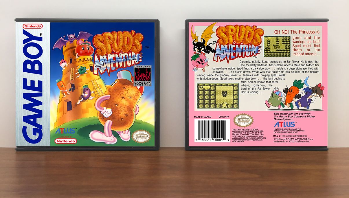 Spud&#39;s Adventure, Artwork Spine Color: Chrome