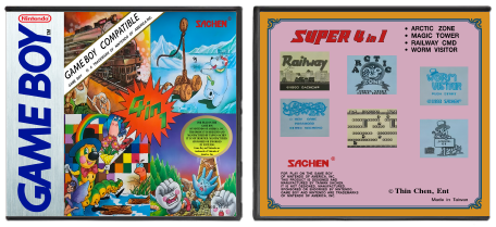 Sachen 005 - Super 4 in 1 -- Arctic Zone - Magic Tower - Railway CMD - Worm Visitor