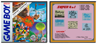Sachen 005 - Super 4 in 1 -- Arctic Zone - Magic Tower - Railway CMD - Worm Visitor