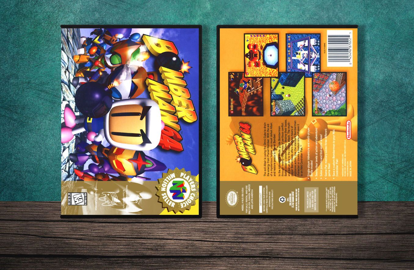 Bomberman 64 (PC), Case Color: DARK GREY (OEM DS CASE COLOR)