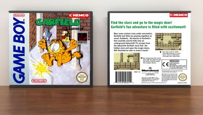 Garfield Labyrinth (PAL), Artwork Spine Color: Chrome