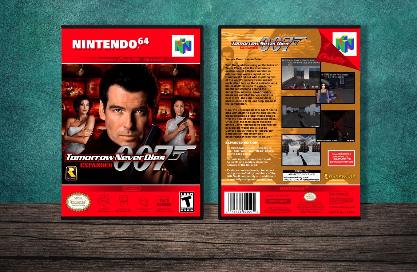 007: Tomorrow Never Dies Expanded, Case Color: DARK GREY (OEM DS CASE COLOR)