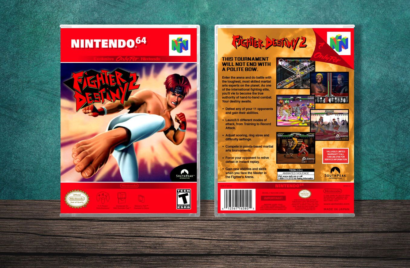 Fighter&#39;s Destiny 2, Case Color: CLEAR (Transparent)