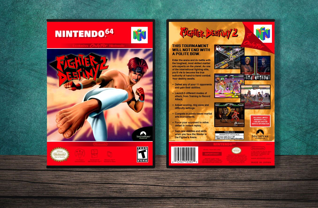 Fighter&#39;s Destiny 2, Case Color: DARK GREY (OEM DS CASE COLOR)