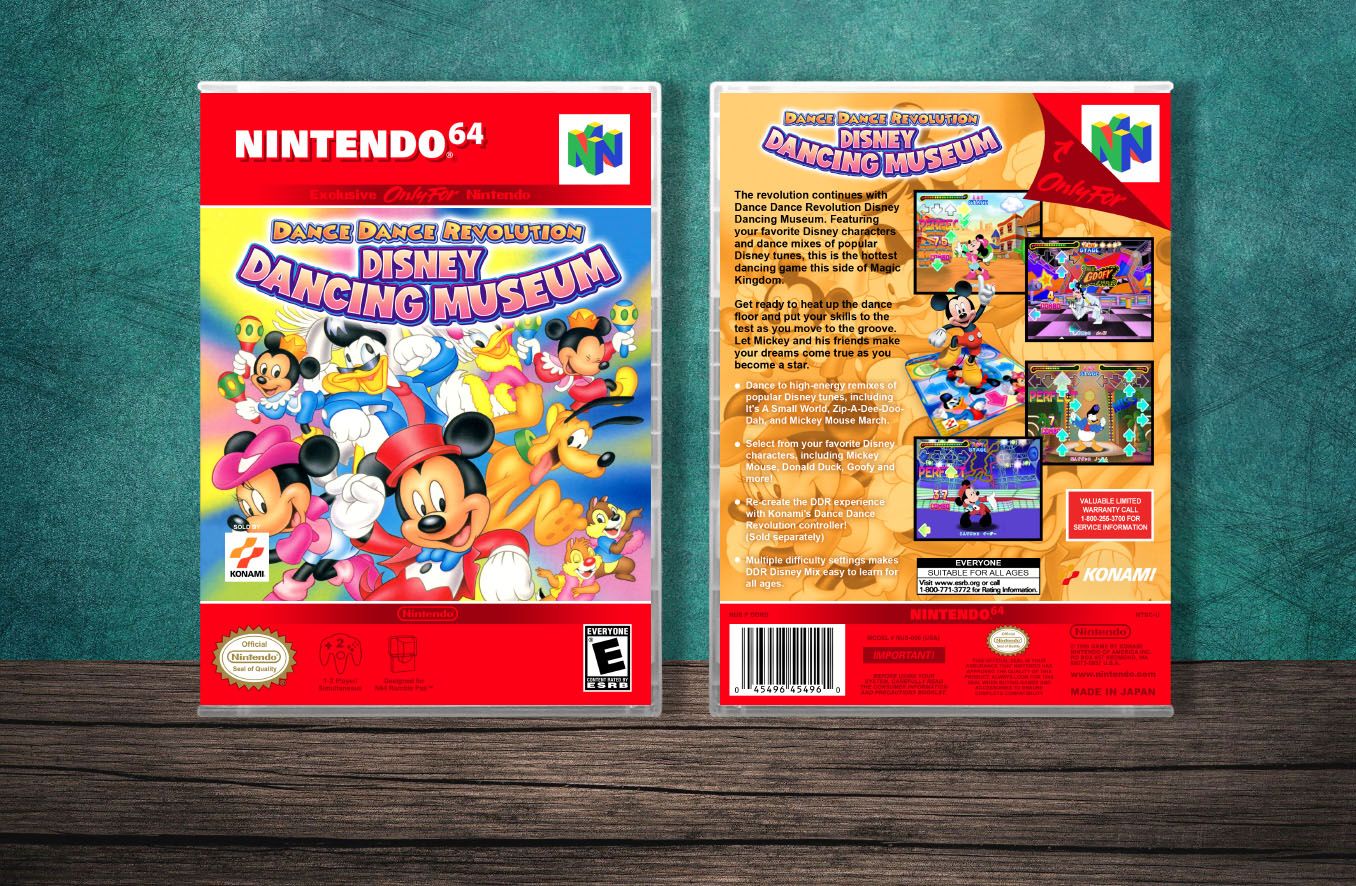 Dance Dance Revolution Disney Dancing Museum, Case Color: CLEAR (Transparent)