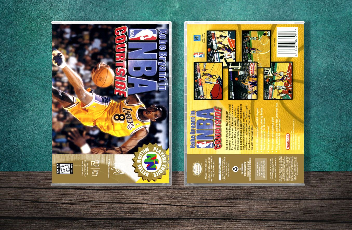 Kobe Bryant in NBA Courtside (PC), Case Color: CLEAR (Transparent)