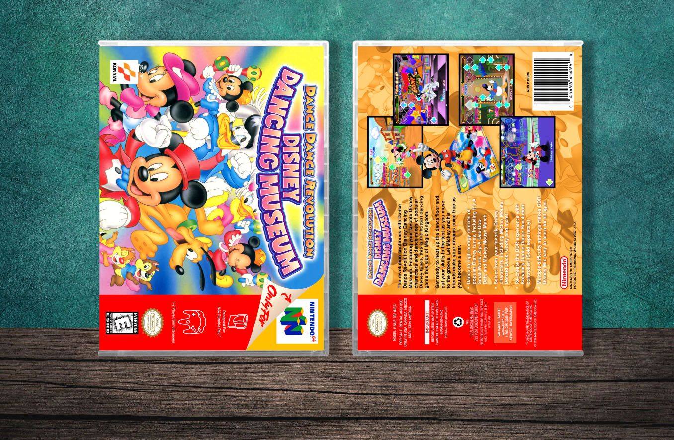 Dance Dance Revolution Disney Dancing Museum, Case Color: CLEAR (Transparent)