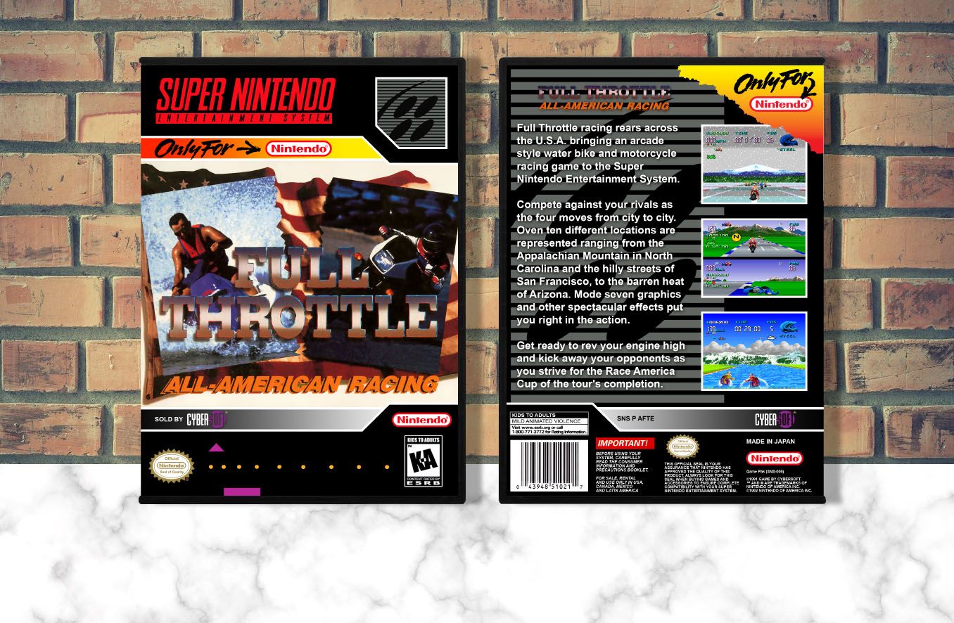 Full Throttle: All American Racing, Case Color: DARK GREY (OEM DS CASE COLOR)