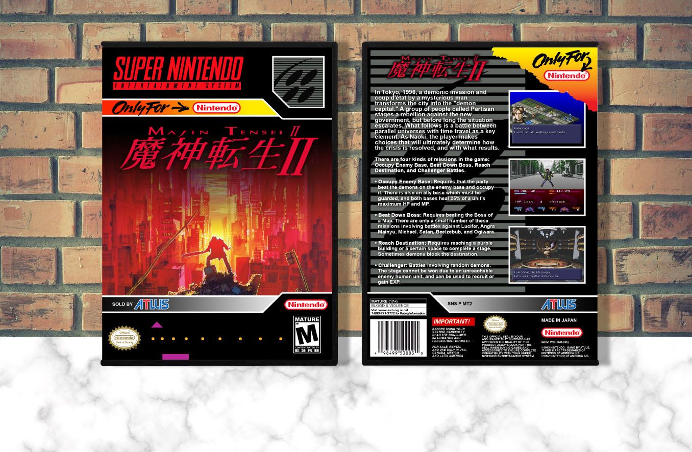 Majin Tensei II: Spiral Nemesis, Case Color: DARK GREY (OEM DS CASE COLOR)