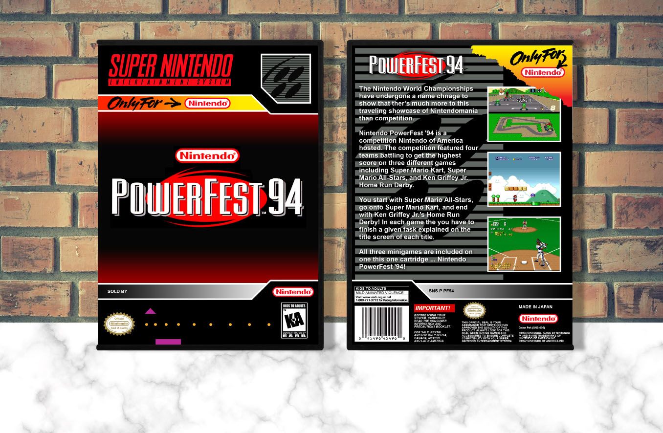 Powerfest '94, Case Color: DARK GREY (OEM DS CASE COLOR)