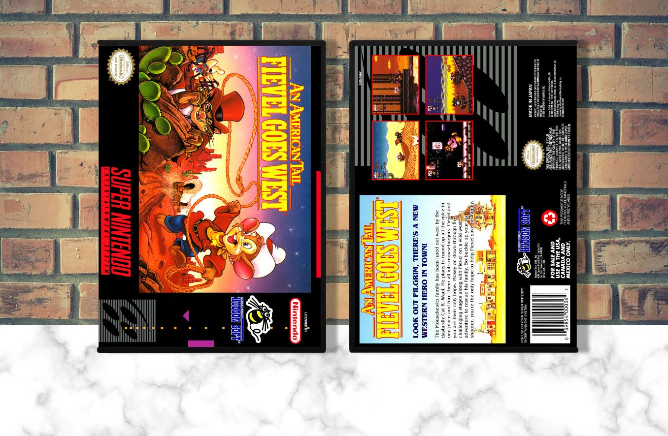 An American Tail: Fievel Goes West, Case Color: DARK GREY (OEM DS CASE COLOR)