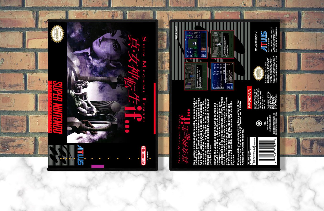 Shin Megami Tensei if..., Case Color: DARK GREY (OEM DS CASE COLOR)