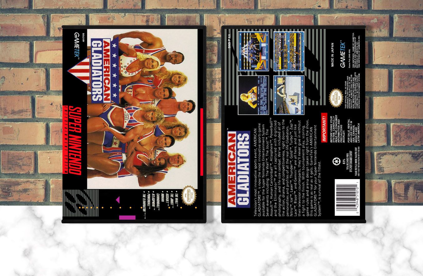 American Gladiators, Case Color: DARK GREY (OEM DS CASE COLOR)